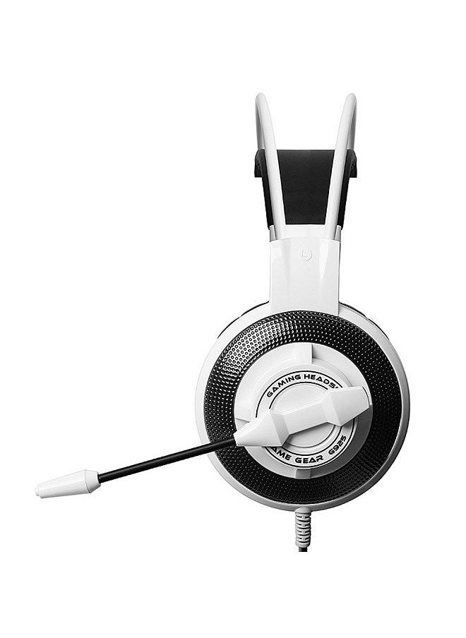 Somic - SOMIC G925 Wired Head-mounted Gaming Headset with 40mm Driver Unit Omnidirectional Noise Reduction Microphone White White - Image 1