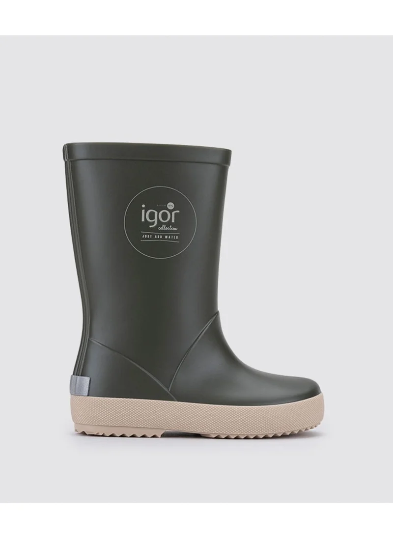 Igor Splash Dk Khaki Kids Boots