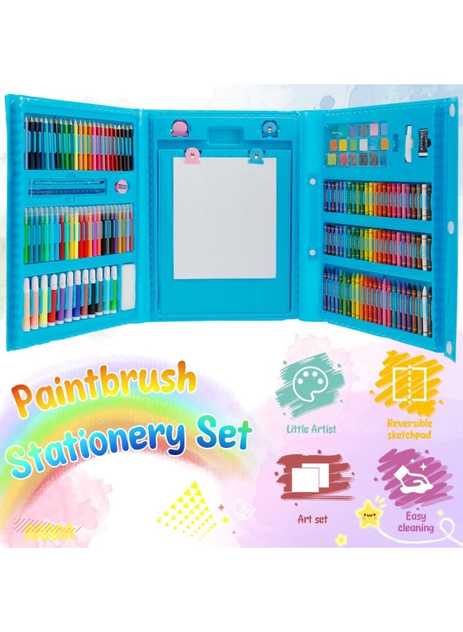 Jourvent 208 PCS Art Supplies Drawing Art Kit for Kids Adults Set with Oil Pastels Crayons, Colored Pencils Paint Brush Watercolor for Budding Artists Kids Teens Boys Girls - Image 2