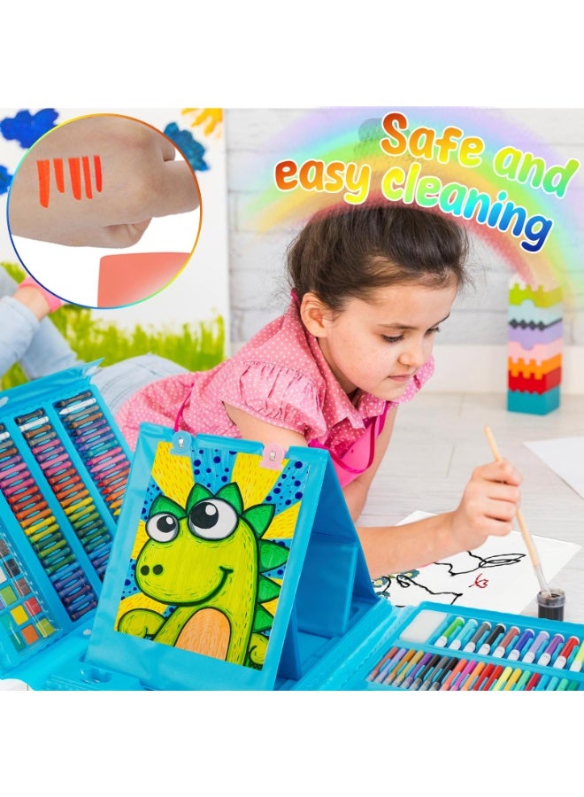 Jourvent 208 PCS Art Supplies Drawing Art Kit for Kids Adults Set with Oil Pastels Crayons, Colored Pencils Paint Brush Watercolor for Budding Artists Kids Teens Boys Girls - Image 5