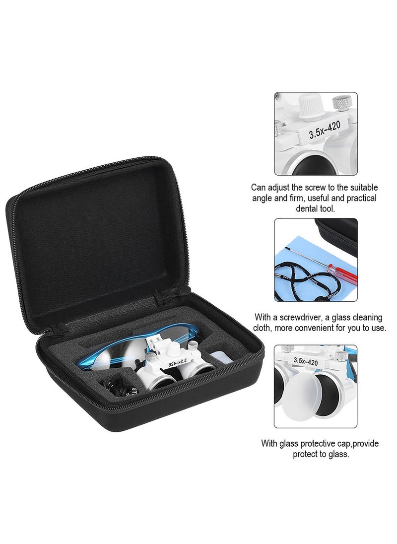 Generic Dental Binocular Loupes 3.5X 420mm Dental Magnifier Optical Glass Dentists Surgical Loupes  - Image 5