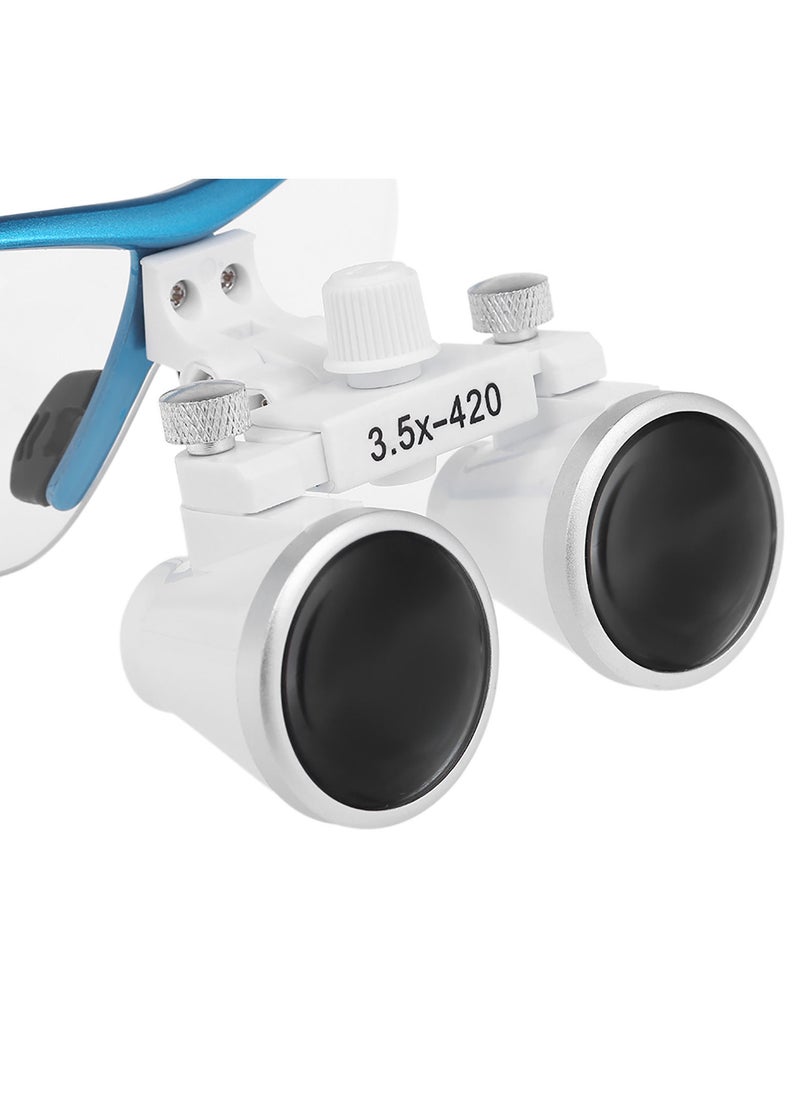 Generic Dental Binocular Loupes 3.5X 420mm Dental Magnifier Optical Glass Dentists Surgical Loupes  - Image 4