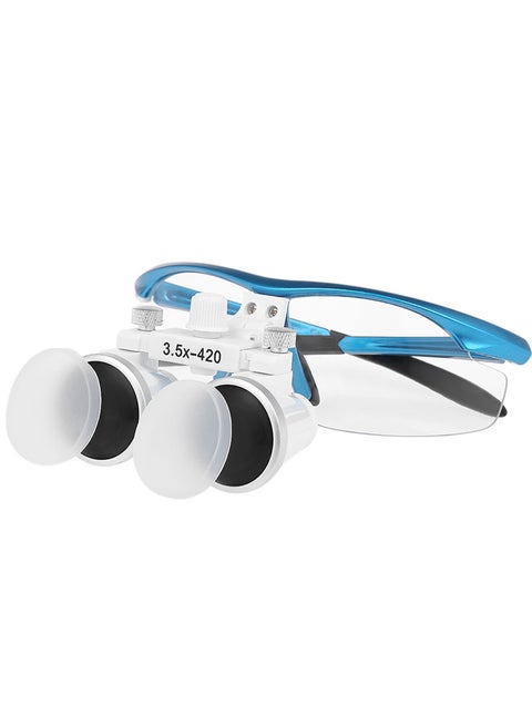 Dental Binocular Loupes 3.5X 420mm Dental Magnifier Optical Glass Dentists Surgical Loupes