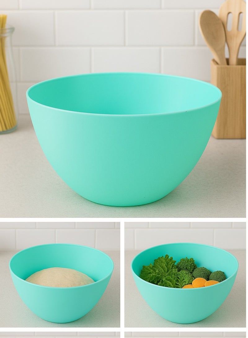 FAVELA High-quality plastic mixing bowl (4-liter capacity) for preparing baked goods and pastries - ideal for kneading and whisking in the kitchen. 342 - Image 1
