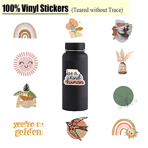 CAKOLINK Vintage Aesthetic Stickers 50 Pcs, Vinyl Waterproof Stickers for Water Bottles Laptop Phone Computer Guitar (1) - Image 4