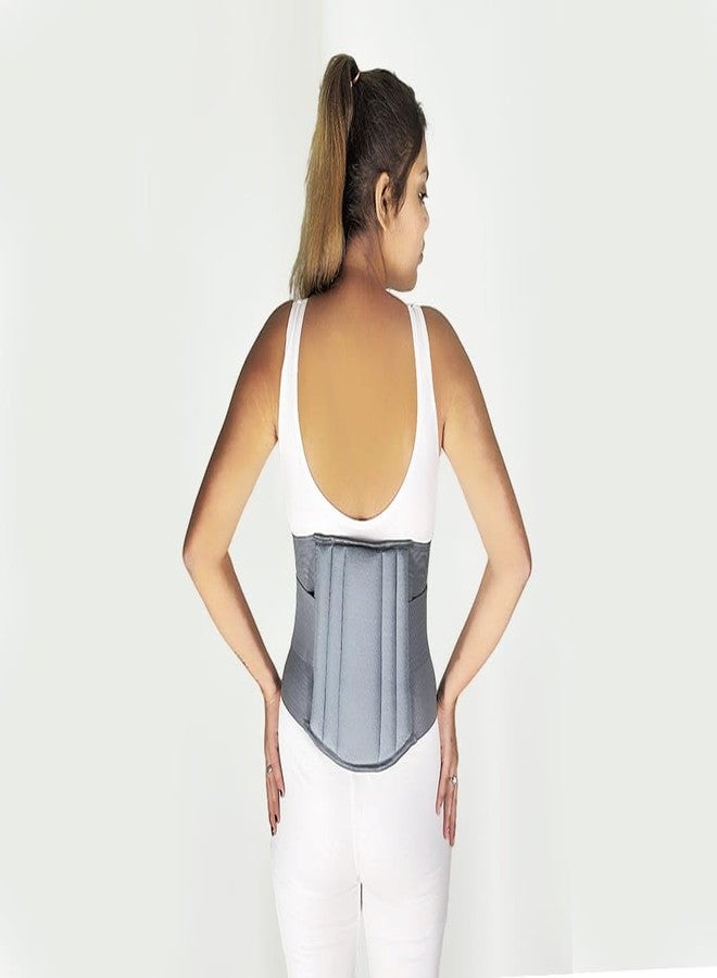 LS Belt Lumbar Support for Men & Women | Adjustable Waist Support | Double Strap Closure | Breathable Fabric | Size 36–40 Inch - Image 2