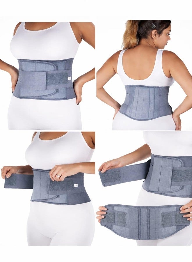 LS Belt Lumbar Support for Men & Women | Adjustable Waist Support | Double Strap Closure | Breathable Fabric | Size 36–40 Inch - Image 3