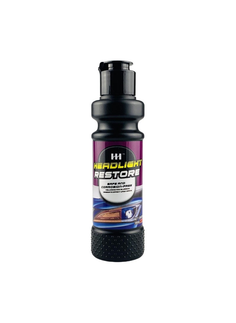 SYOSI - Car Headlight Cleaner, 100ml Car Headlight Cleaner Spray, Restores and Polishes Headlights, Heavy Duty Headlight Clear Coat Spray, Fast & Cleaner and Restorer, for Headlights, Taillights - Image 1