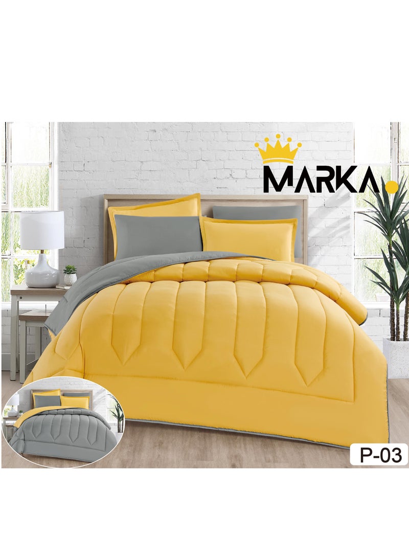MARKA Plain double-sided comforter, 6 pieces, size 230 x 250 cm - Image 1