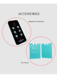 ميباشي ME-ACO113 Air Cooler 8L – White – Remote Control, Honeycomb Filter, Water Curtain Cooling, Super Air Flow for Home Use**  - Image 4