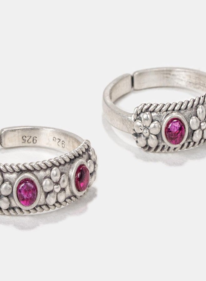 Shaya by CaratLane 925 Silver The Protector Toe Rings Crafted Gifts for Womens & Girls - Image 5