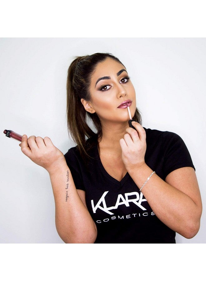 Klara Cosmetics Diamondkiss Proof Lipstick 01 Topaz 0.27 Fl Oz - Image 2