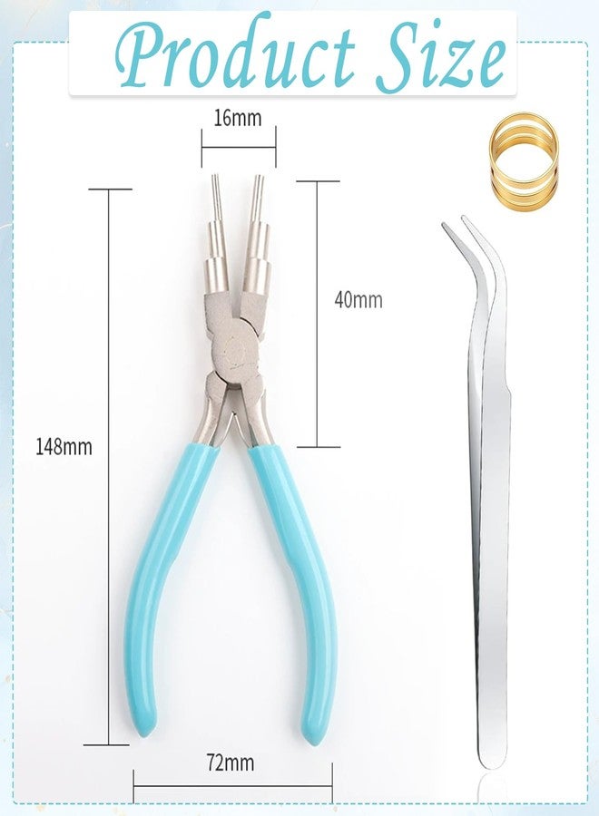 Flavizo Jewelry Making Pliers Set with Precision Crafting for DIY Crafts Precision Crafted | Ergonomic Grip | Durable Steel | Multi-Size Loops | Includes Ring and Tweezers - Image 2