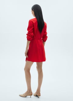 MANGO Cotton Wrap Dress  - Image 2