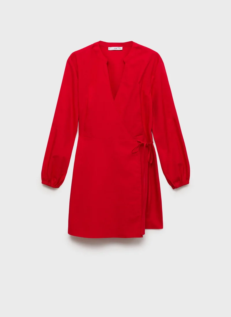 MANGO Red Mini Dress