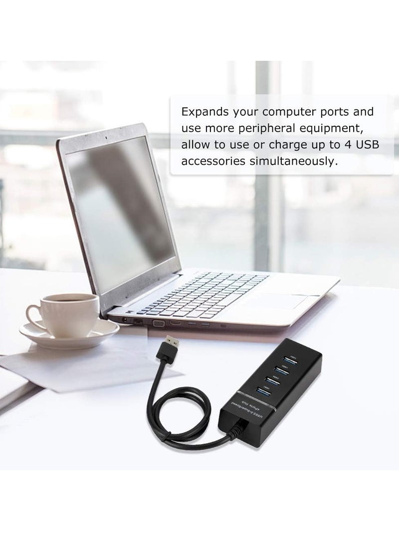 VIUAUAX High Speed 4 Port 3.0 Multi USB Hub Splitter Expansion  - Image 2