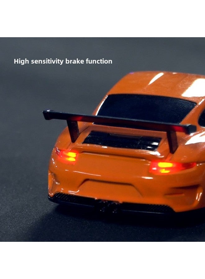 Product Full Scale Light Four-wheel Drive Rc Remote Control Car Indoor Mini Drift Car Children's Toy Boy Gift-Color:4303 Orange-Scale:Gyroscope Version  - Image 5