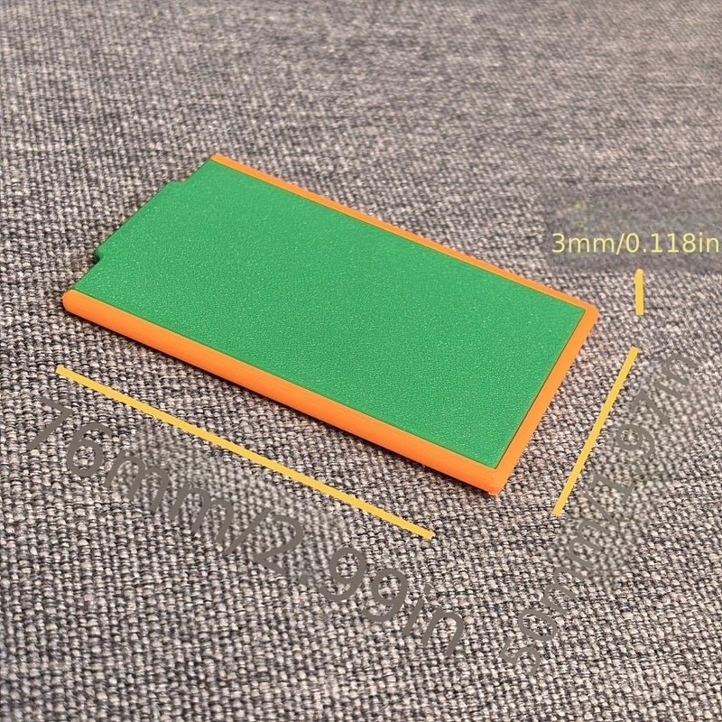 Orange Ultra Thin SD Card Case 30 Slots Dustproof Shockproof Lightweight Storage - Image 2