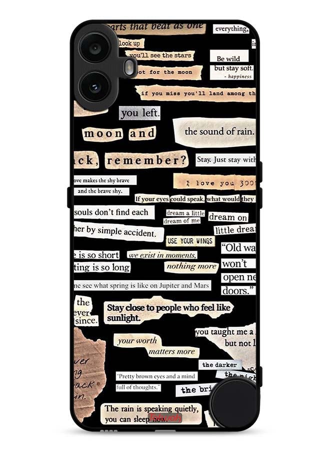 Tolwak Nothing CMF Phone 1 Protective Case Cover Quotes Stickers - Image 1