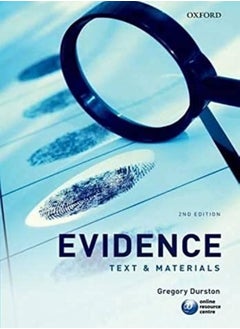 Evidence Text & Materials by Durston, Gregory (Reader, University of Kingston) Paperback 