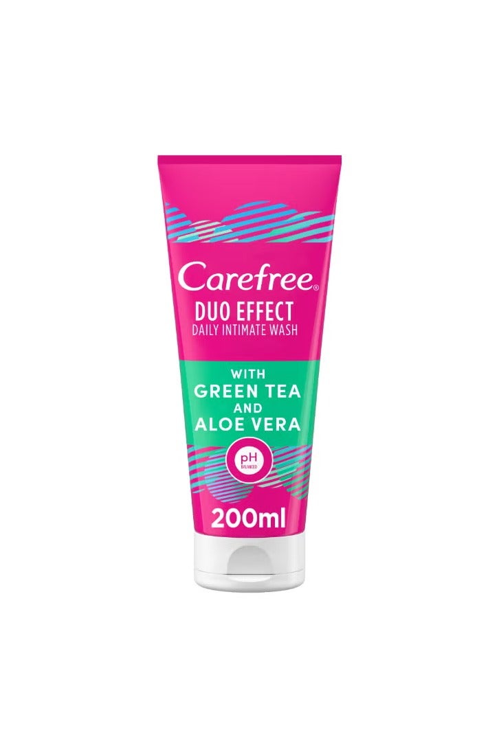 Carefree Carefree Dual Action Wash with Green Tea and Aloe Vera Formula 200m