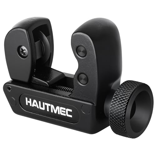 HAUTMEC Copper Pipe Cutter Tool 1/8" to 1-1/8" OD (3-30mm), Mini Copper Tubing Cutter Tool for PVC, Copper, Aluminum, and Thin Stainless Steel Tube HT0133-TC - Image 1