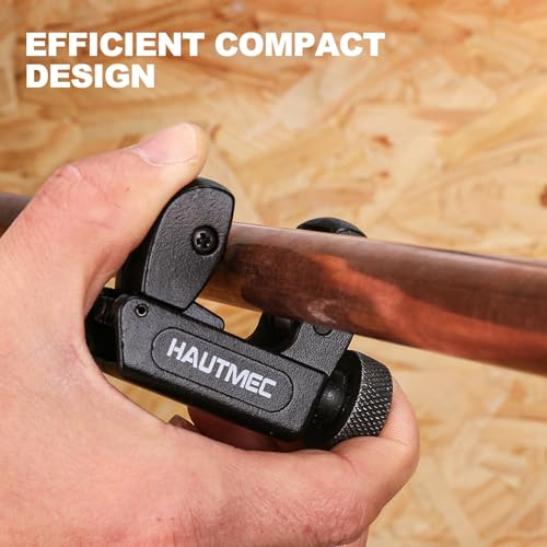 HAUTMEC Copper Pipe Cutter Tool 1/8" to 1-1/8" OD (3-30mm), Mini Copper Tubing Cutter Tool for PVC, Copper, Aluminum, and Thin Stainless Steel Tube HT0133-TC - Image 5