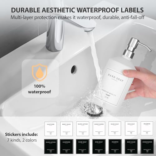 eggs sound White Glass Soap Dispenser for Kitchen, Dish and Hand Soap Dispenser with Silver Stainless Steel Pump, Modern Kitchen Decor and Accessories (White Bottle/Silver Pump) - Image 4