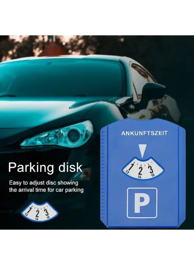 Blue Digital Parking Meter With Ice Lock Manual Setup Easy Read Payment 1pc - Image 1