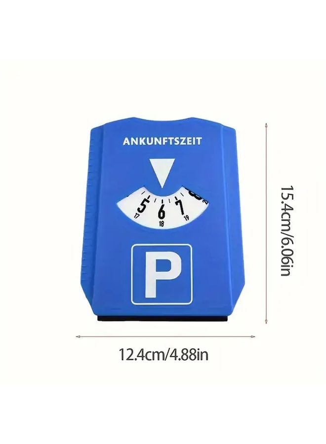 Blue Digital Parking Meter With Ice Lock Manual Setup Easy Read Payment 1pc - Image 4