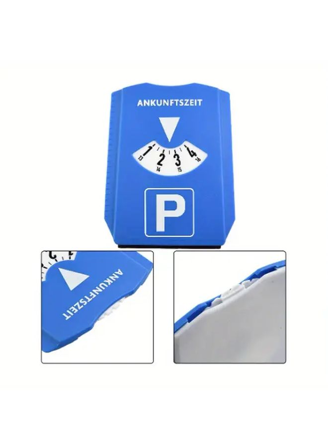 Blue Digital Parking Meter With Ice Lock Manual Setup Easy Read Payment 1pc - Image 5