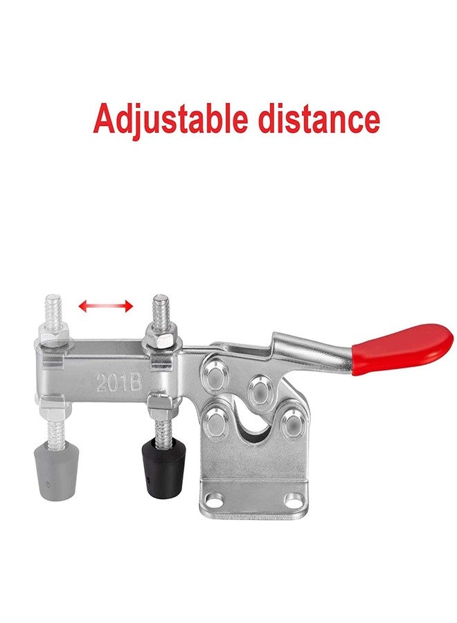 Accessbuy Toggle Clamp Hold Down Clamp 220Lbs Holding Capacity Antislip Horizontal Quick Release Toggle Clamp 4 Pack - Image 4