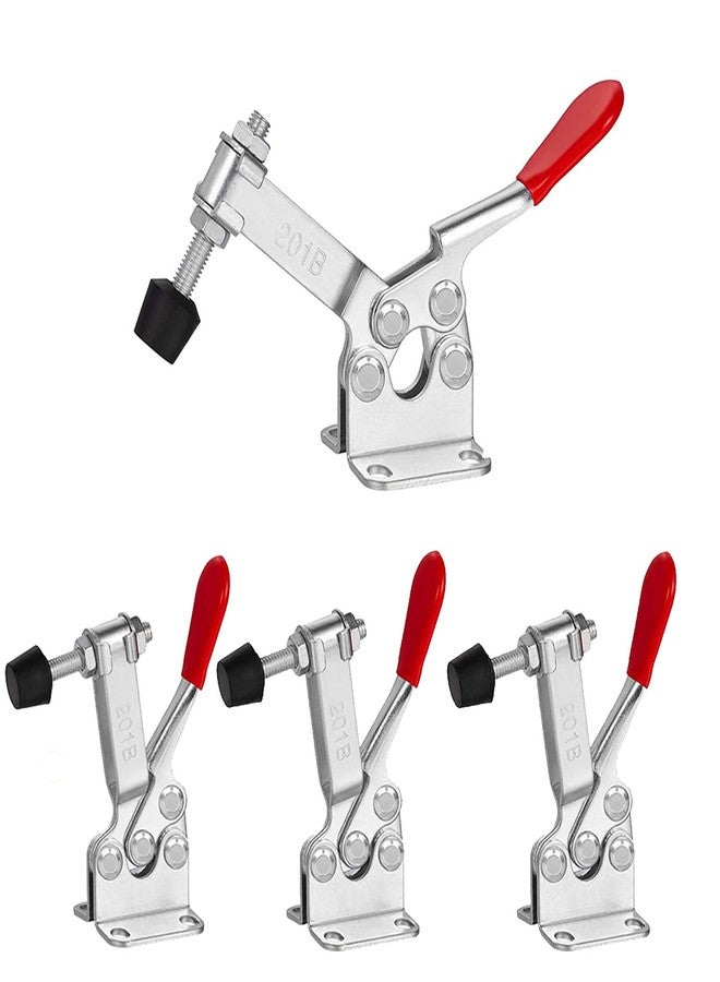 Accessbuy Toggle Clamp Hold Down Clamp 220Lbs Holding Capacity Antislip Horizontal Quick Release Toggle Clamp 4 Pack - Image 1