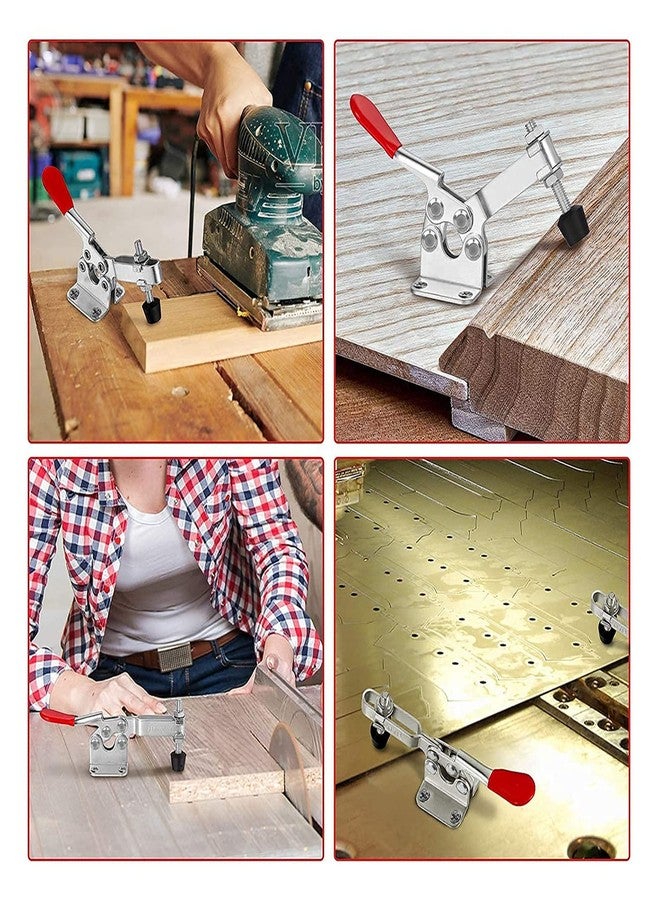 Accessbuy Toggle Clamp Hold Down Clamp 220Lbs Holding Capacity Antislip Horizontal Quick Release Toggle Clamp 4 Pack - Image 5