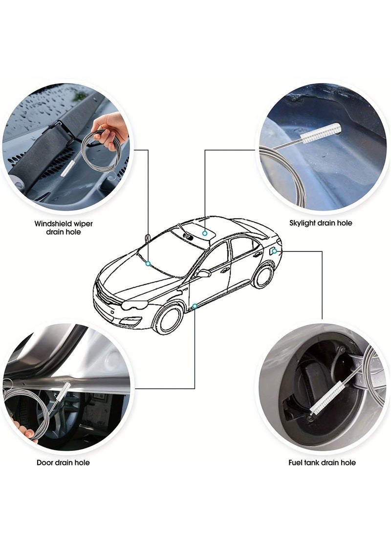 Beauenty Long Tube Cleaner, Straw Cleaner Brush, Long Drain Brush, Car Drain Cleaner Tool Brush, Clean Sink Hose, Fish Tank, Kitchen And Refrigerator Pipe Tool, Flexible Cleaner Brush, Cleaning Accessories - Image 5