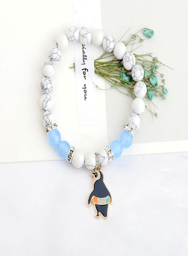 MYOSPARK Penguin Bracelet Gift Penguin Theme Jewelry Inspirational Penguin Gifts Penguin Lover Gift for Women (Penguin BR) - Image 2