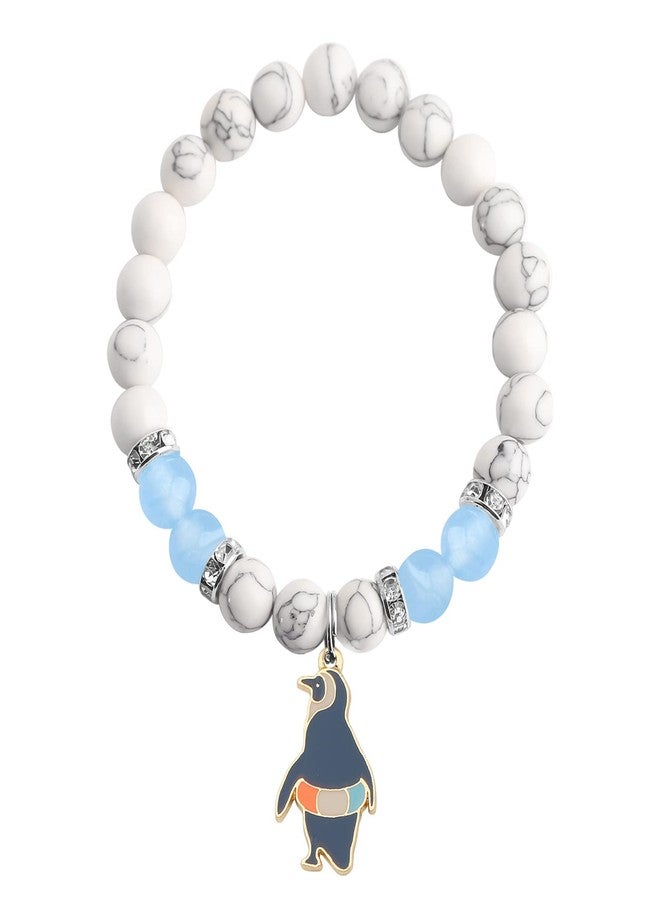 MYOSPARK Penguin Bracelet Gift Penguin Theme Jewelry Inspirational Penguin Gifts Penguin Lover Gift for Women (Penguin BR) - Image 1