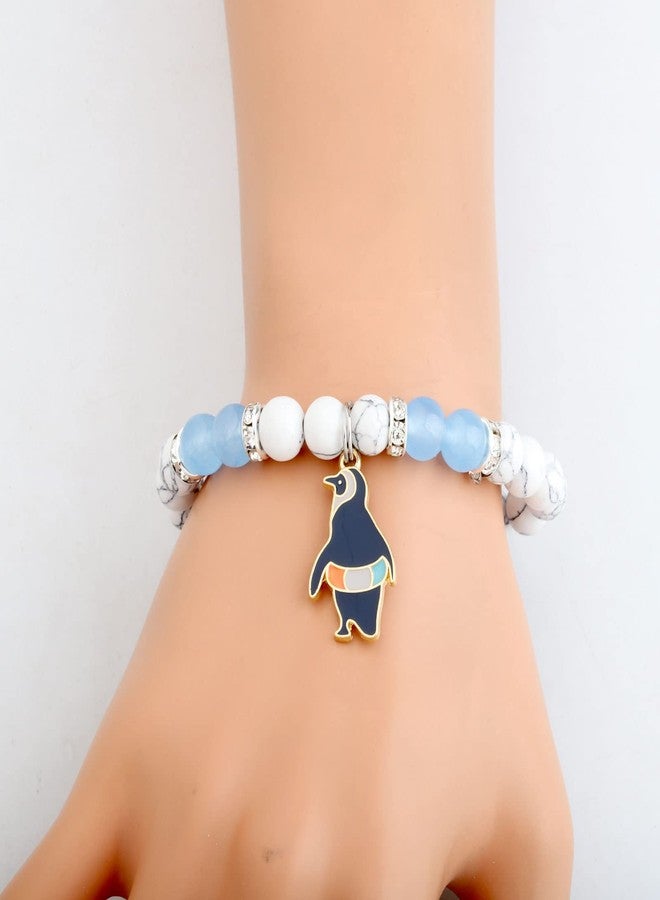 MYOSPARK Penguin Bracelet Gift Penguin Theme Jewelry Inspirational Penguin Gifts Penguin Lover Gift for Women (Penguin BR) - Image 3