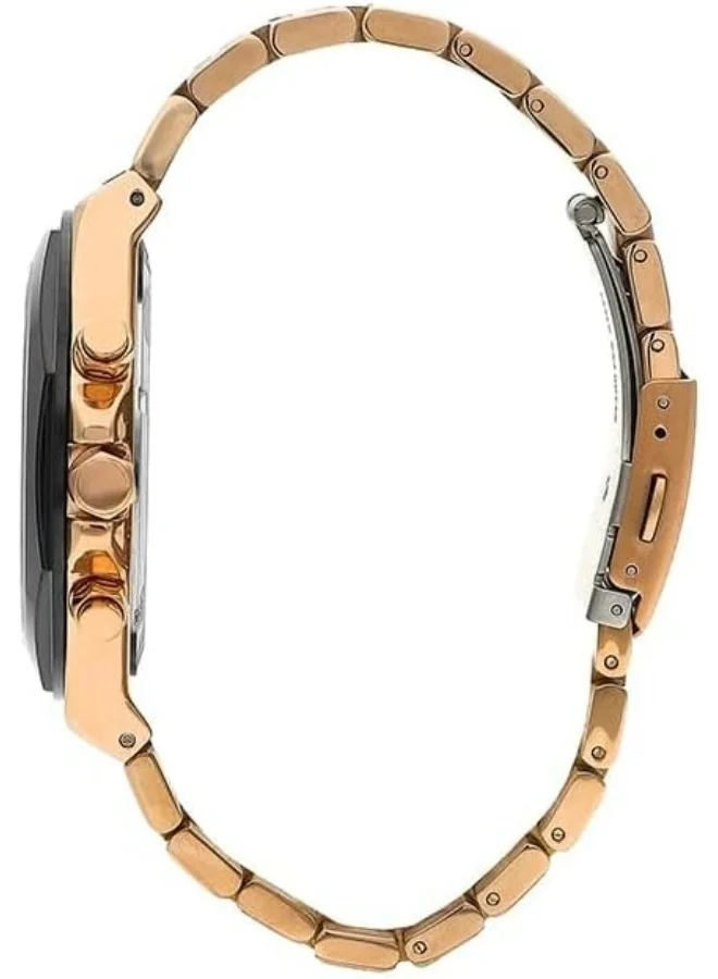 BEVERLY HILLS POLO CLUB Men's JP25 Movement Watch, Multi Function Display and Metal Strap - BP3361X.450, Rose Gold