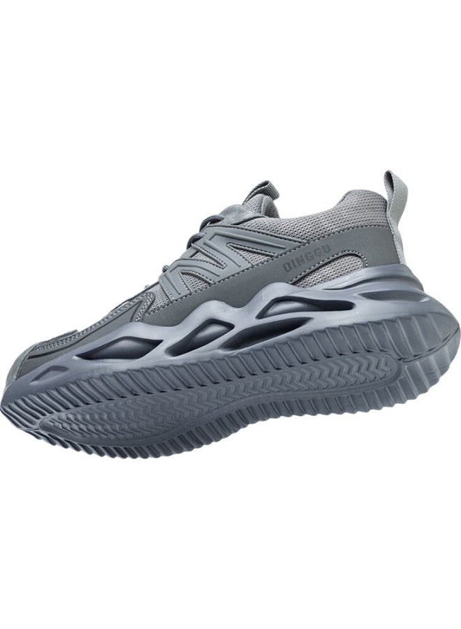 Dinggu Safety Shoes For Men, All-Season Work Site Shoes, Steel Toe, Puncture-Resistant, Breathable, Lightweight, 953Hui42 - Image 2