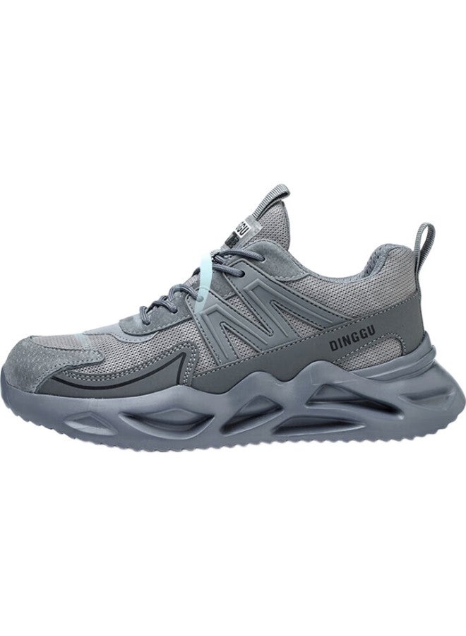 Dinggu Safety Shoes For Men, All-Season Work Site Shoes, Steel Toe, Puncture-Resistant, Breathable, Lightweight, 953Hui42 - Image 3