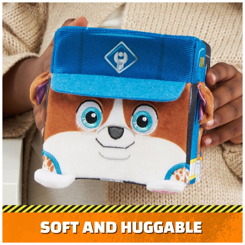 Rubble & Crew Stuffed Animals, Wheeler, 4-Inch Cube-Shaped Plush Toy for Kids Ages 3 and Up - Image 3