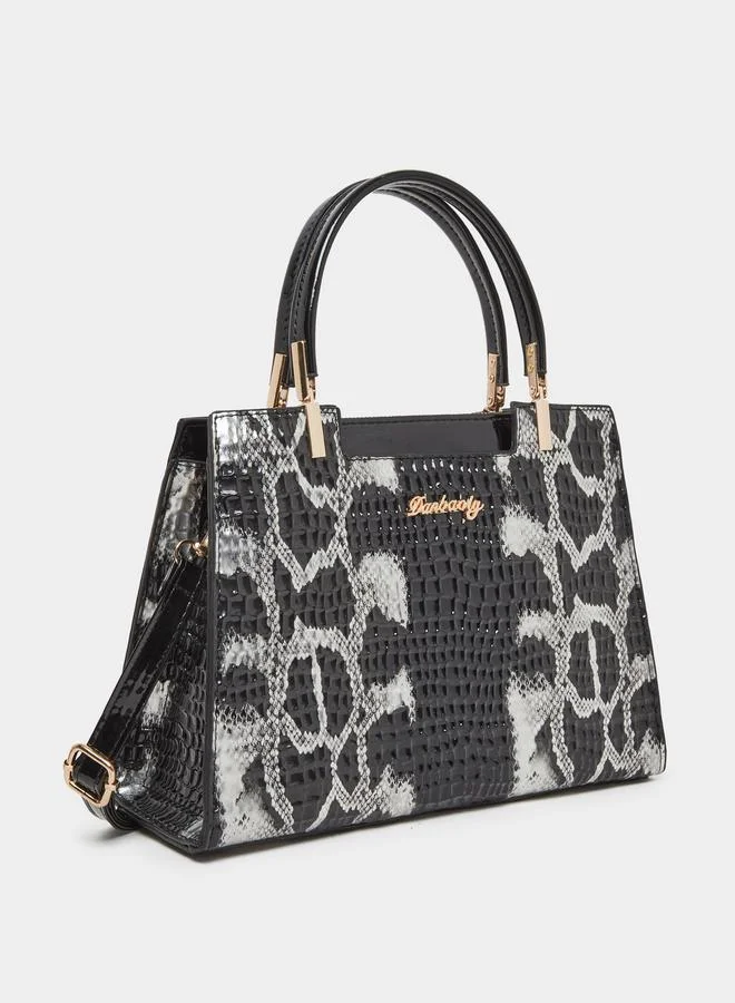 تايك تو Take Two Snack Skin Double Top Handles Handbag