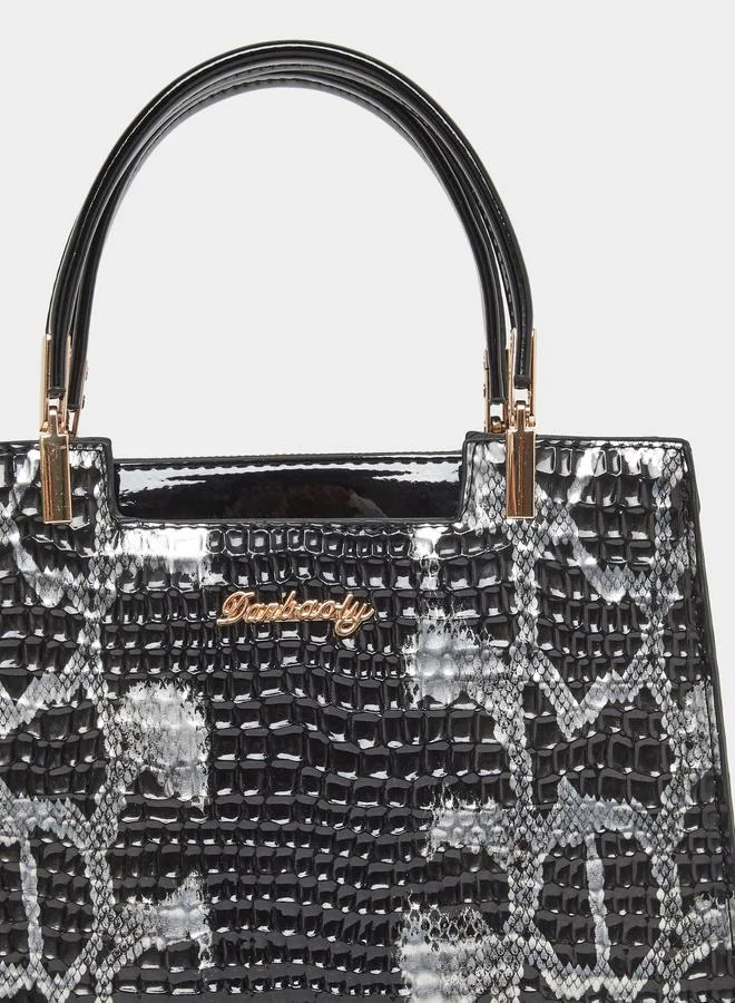 Take Two Take Two Snack Skin Double Top Handles Handbag