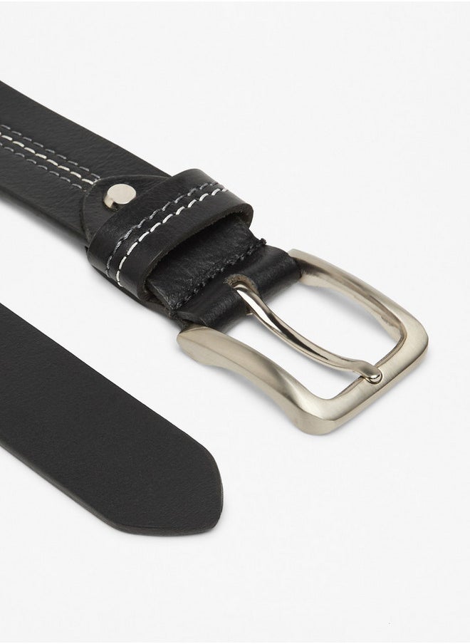 Lee Cooper Stitch Belt with Pin Buckle Closure  - Image 3