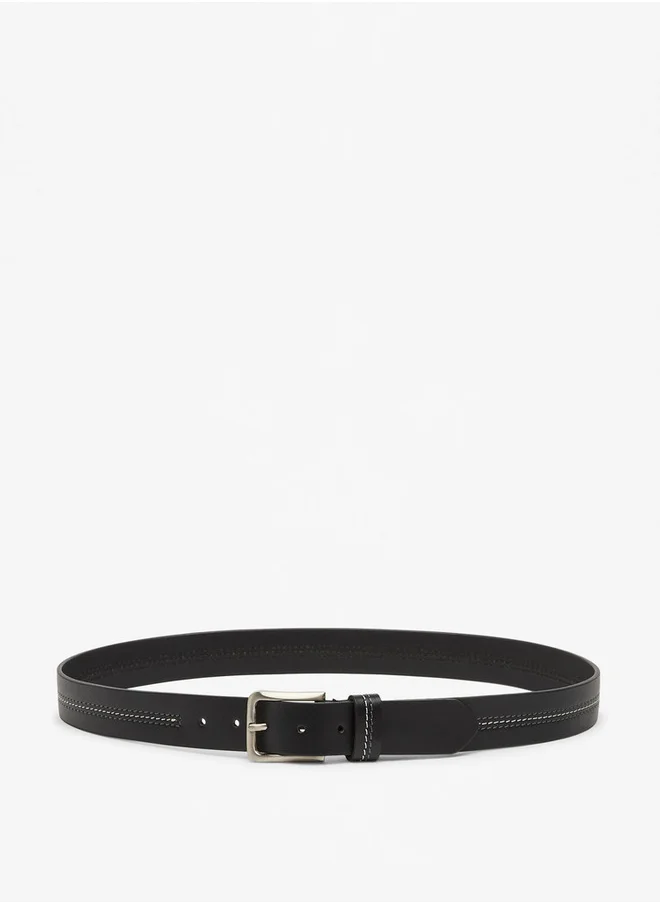 Lee Cooper Stitch Belt with Pin Buckle Closure