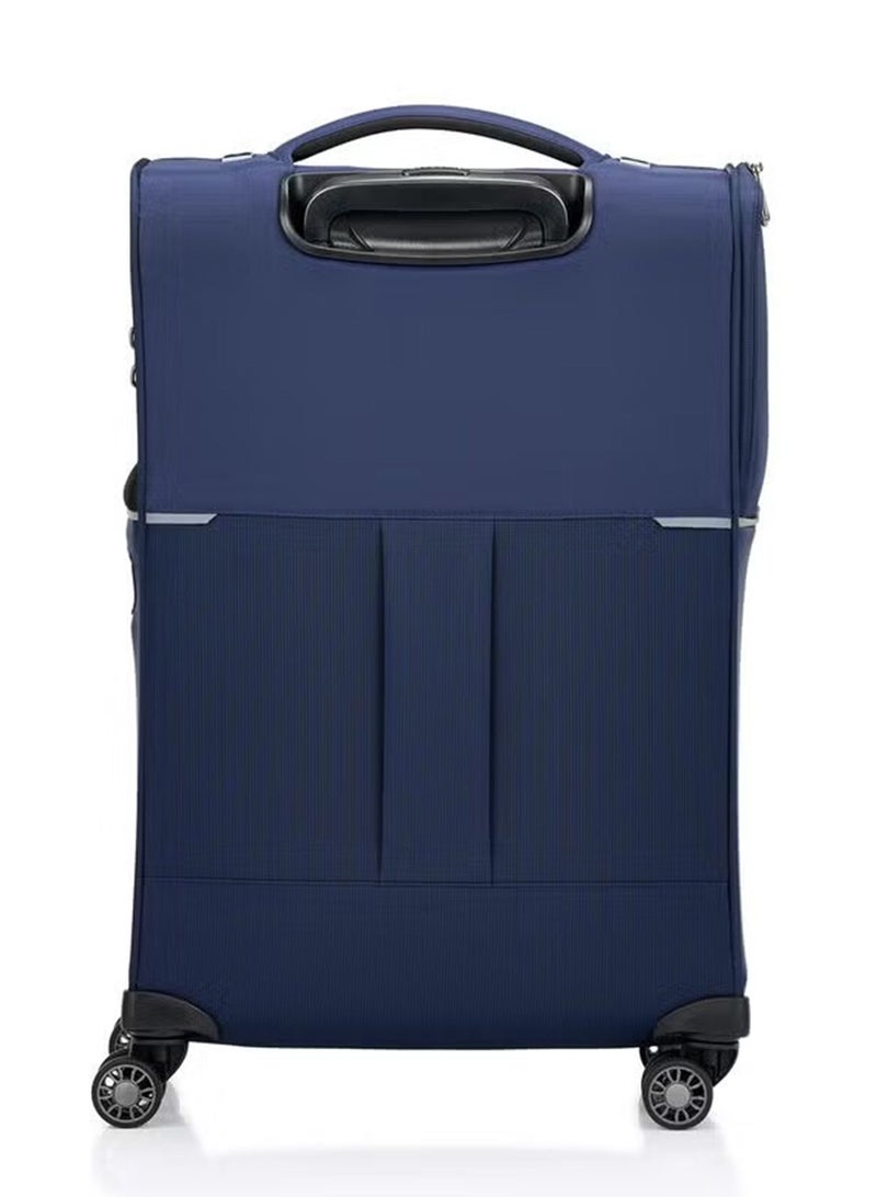 Samsonite 73H Suitcase Cabin Size 55 cm / 20 inch, 4 Spinner Wheels, 100% Nylon, Navy|Soft Top|Front Pocket Compartment|TSA Combination Lock - 10 Years International Warranty - Image 5