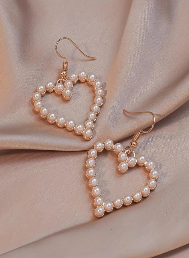 تايك تو أقراط خرز بشكل قلب