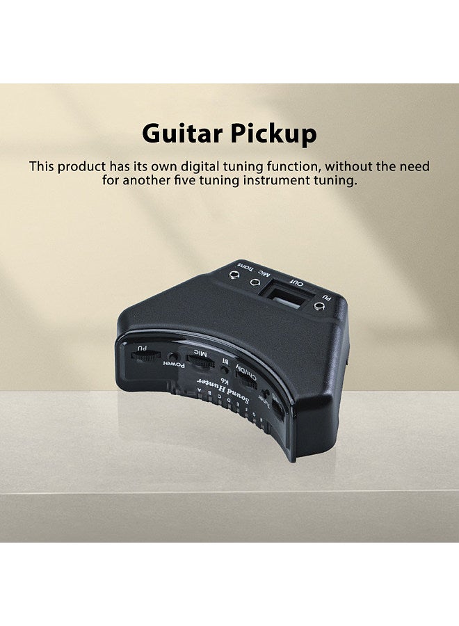 Generic Sound Hunter Guitar Pickup Wooden Guitar Sound Hole Pickup Board Double Pickup Resonance/Anti-howl/BT Accompaniment Function No Punching Pickup  - Image 5