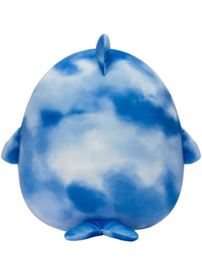 Squishmallows 14-Inch Big Smir Tie Dye Blue Whale Toy - Image 4